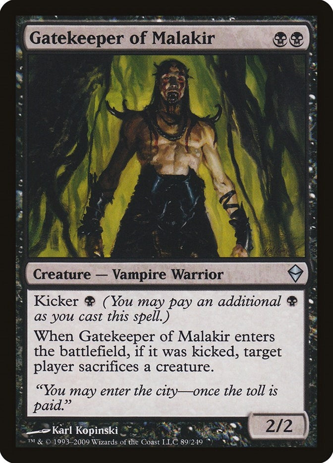 Image for Gatekeeper of Malakir (89) (Zendikar) - Magic: The Gathering