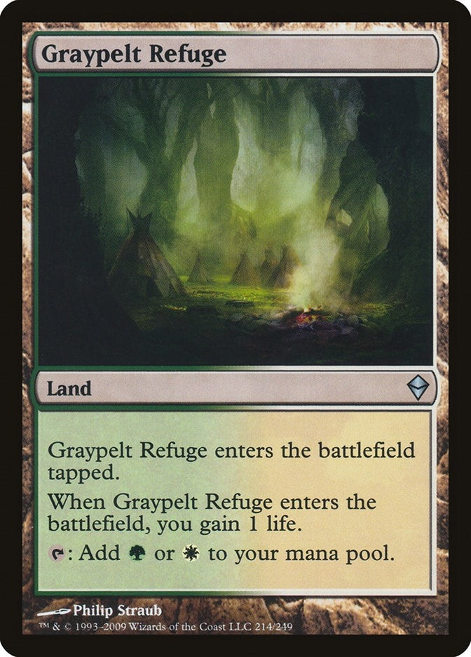 Image for Graypelt Refuge (214) (Zendikar) - Magic: The Gathering