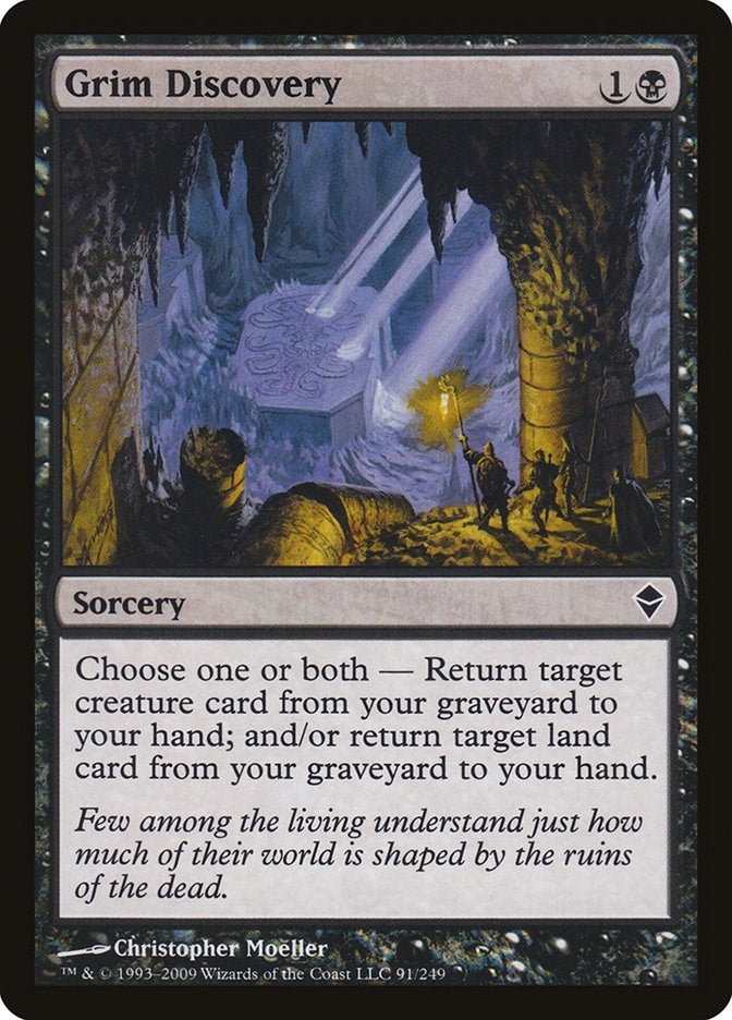 Image for Grim Discovery (91) (Zendikar) - Magic: The Gathering