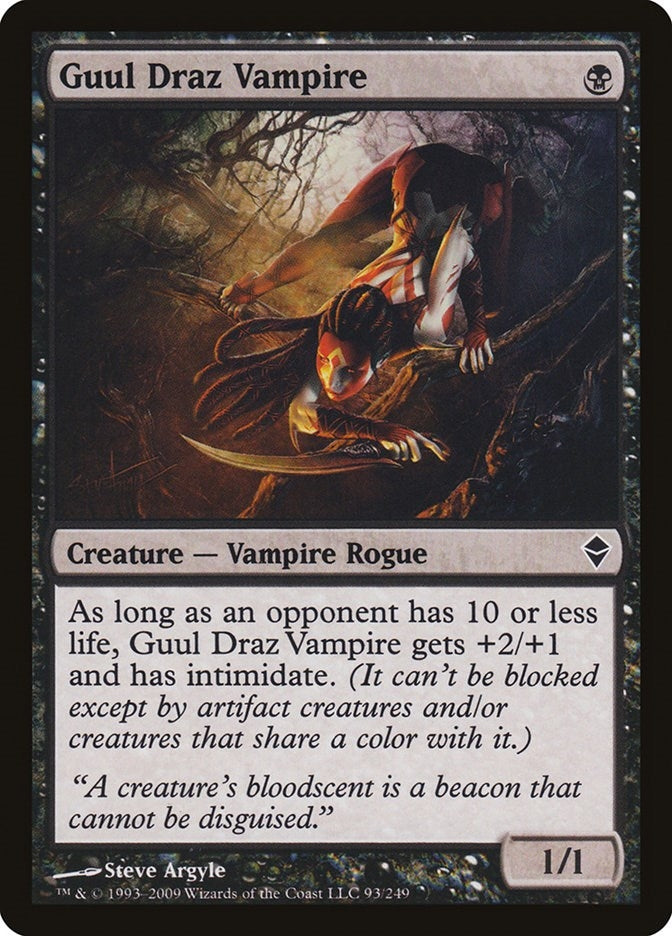 Image for Guul Draz Vampire (93) (Zendikar) - Magic: The Gathering