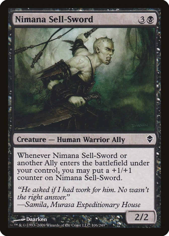 Nimana Sell-Sword (106) (Zendikar)