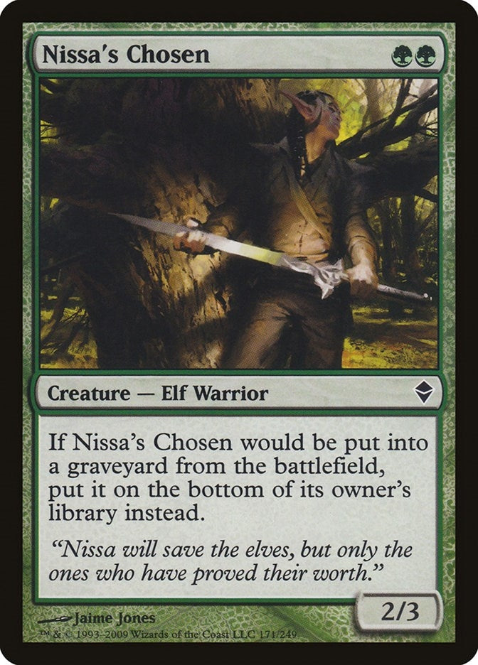 Image for Nissa's Chosen (171) (Zendikar) - Magic: The Gathering