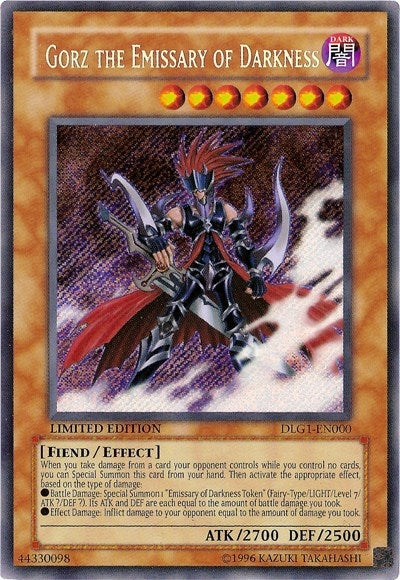 Image for Gorz the Emissary of Darkness (DLG1-EN000) (DLG1) - YuGiOh