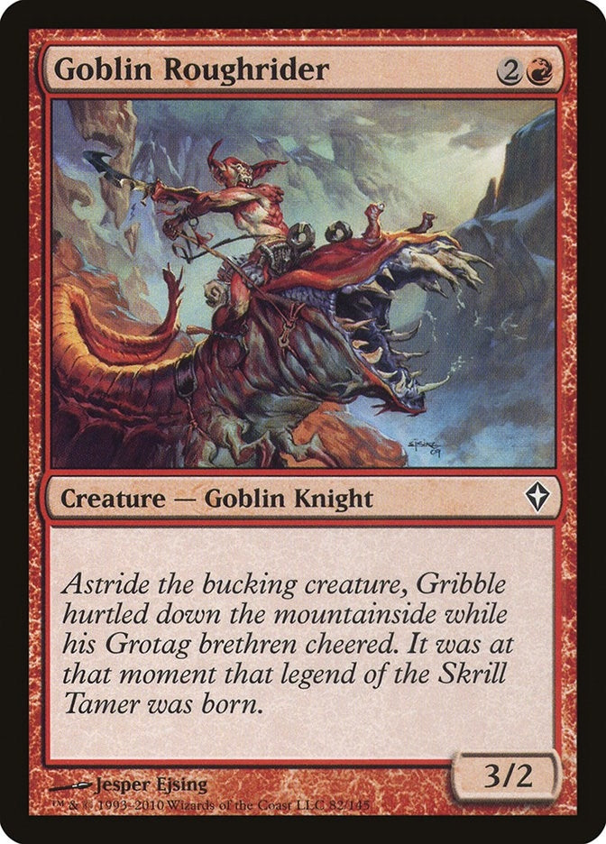 Image for Goblin Roughrider (82) (Worldwake) - Magic: The Gathering
