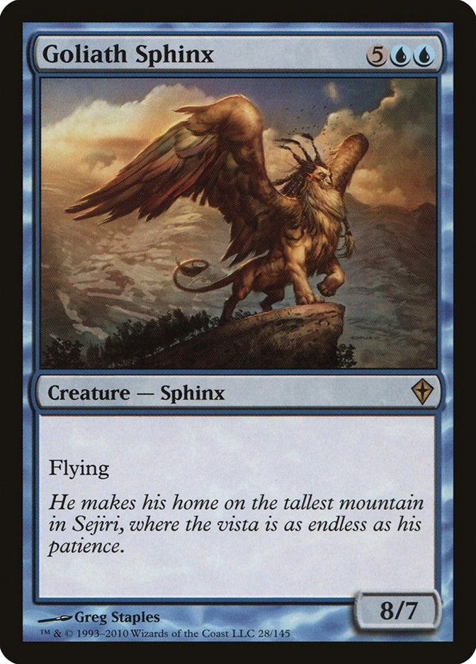 Image for Goliath Sphinx (28) (Worldwake) - Magic: The Gathering