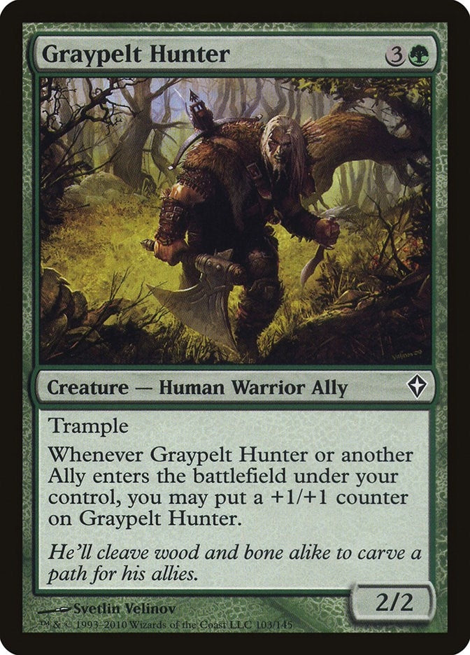 Image for Graypelt Hunter (103) (Worldwake) - Magic: The Gathering