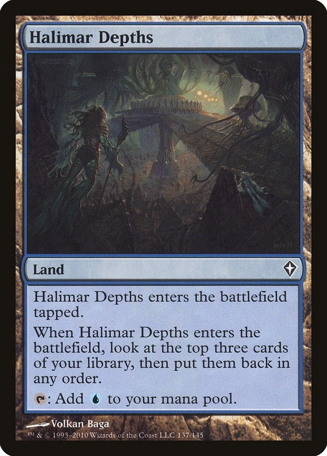 Image for Halimar Depths (137) (Worldwake) - Magic: The Gathering
