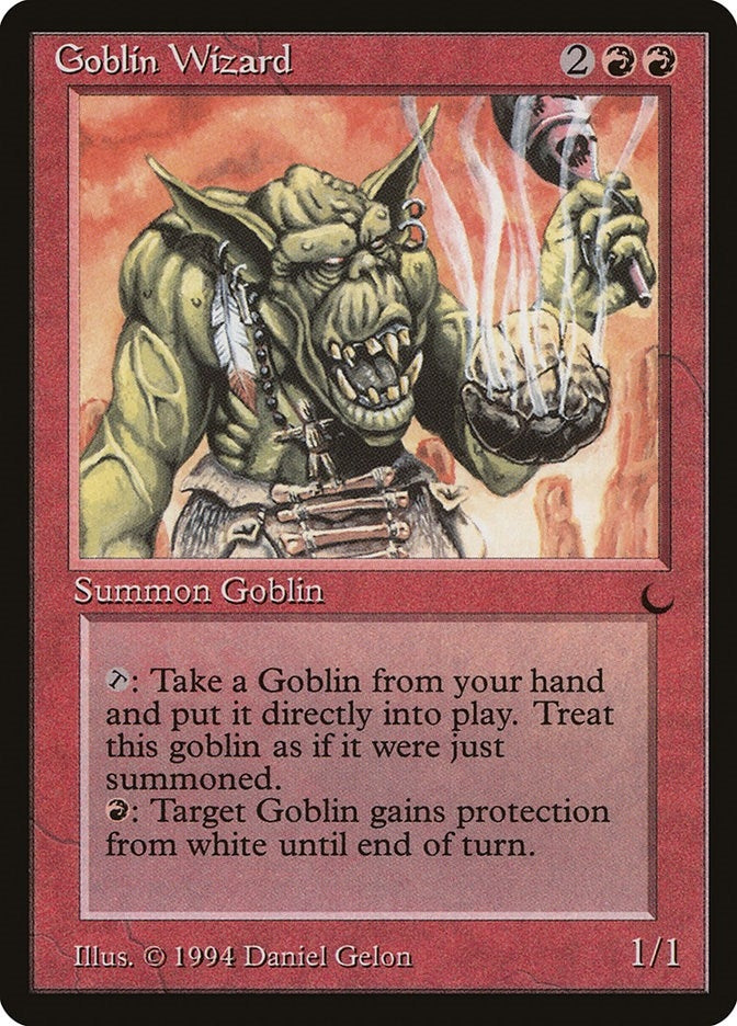 Image for Goblin Wizard (The Dark) - Magic: The Gathering