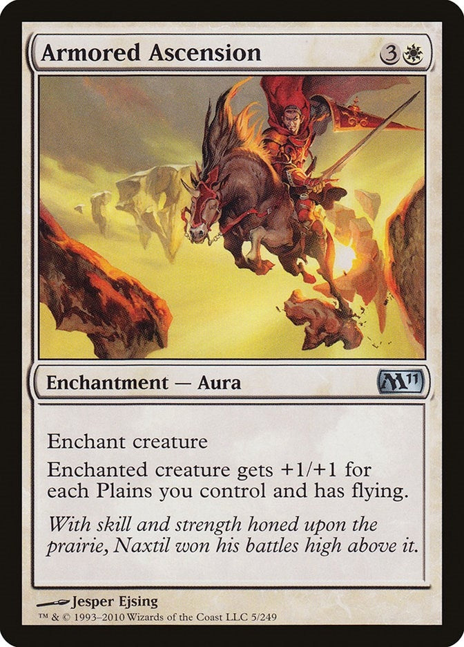 Image for Armored Ascension (5) (Magic 2011 (M11)) - Magic: The Gathering