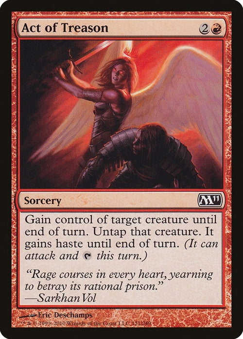 Image for Act of Treason (121) (Magic 2011 (M11)) - Magic: The Gathering
