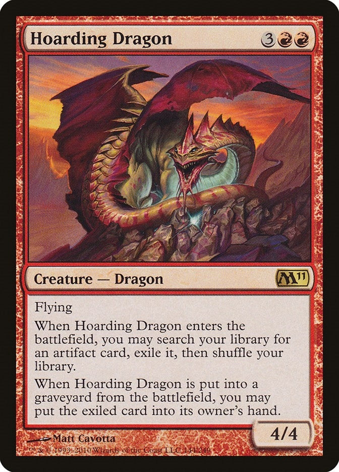 Image for Hoarding Dragon (144) (Magic 2011 (M11)) - Magic: The Gathering