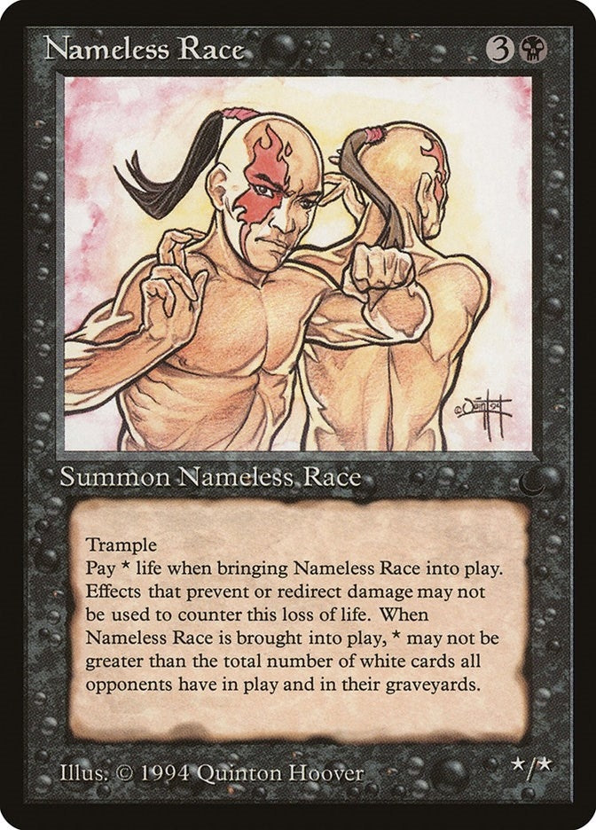 Image for Nameless Race (The Dark) - Magic: The Gathering