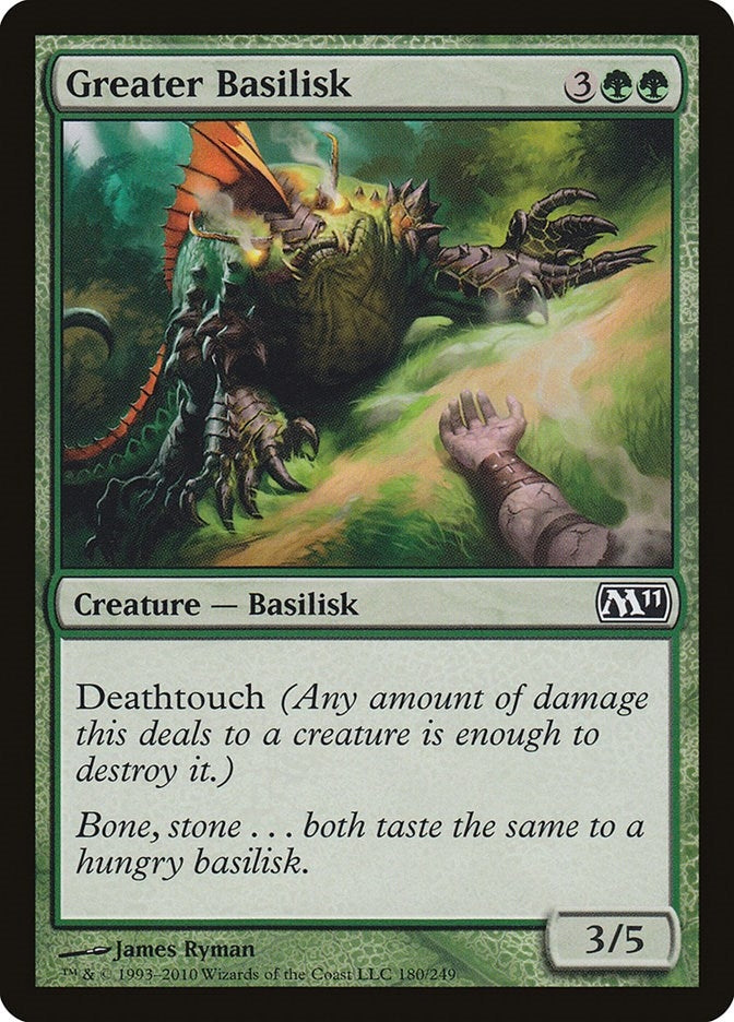 Image for Greater Basilisk (180) (Magic 2011 (M11)) - Magic: The Gathering