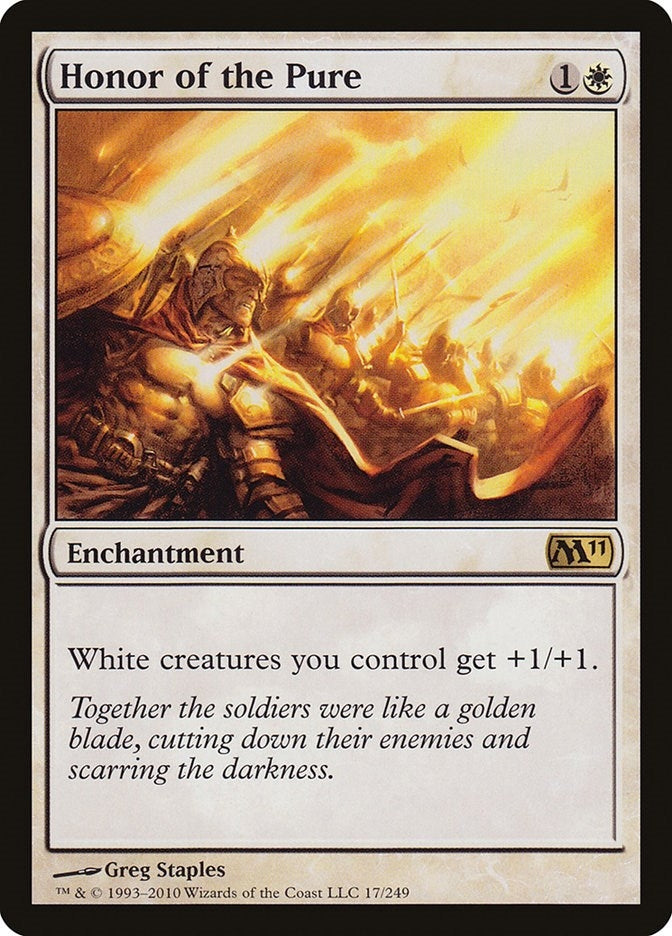 Image for Honor of the Pure (17) (Magic 2011 (M11)) - Magic: The Gathering