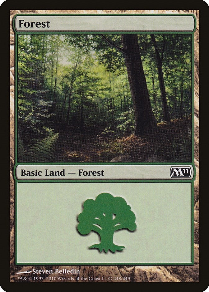 Image for Forest (248) (248) (Magic 2011 (M11)) - Magic: The Gathering