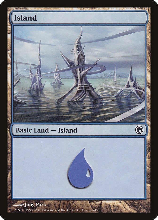 Image for Island (236) (236) (Scars of Mirrodin) - Magic: The Gathering