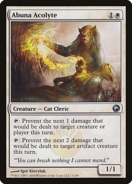 Image for Abuna Acolyte (1) (Scars of Mirrodin) - Magic: The Gathering