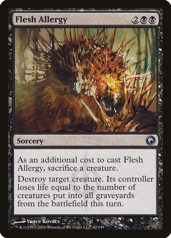 Image for Flesh Allergy (62) (Scars of Mirrodin) - Magic: The Gathering