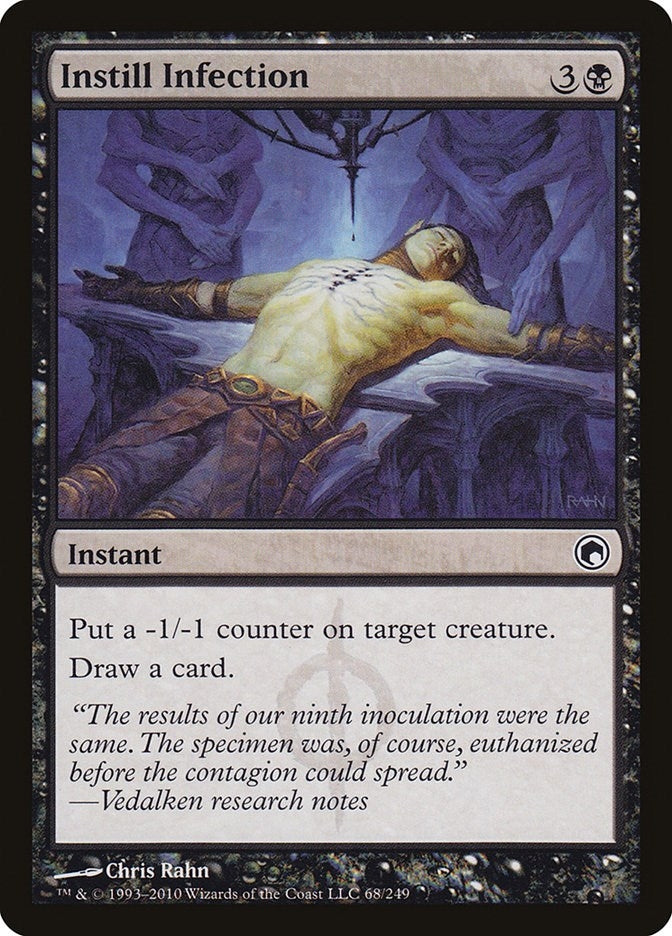 Image for Instill Infection (68) (Scars of Mirrodin) - Magic: The Gathering