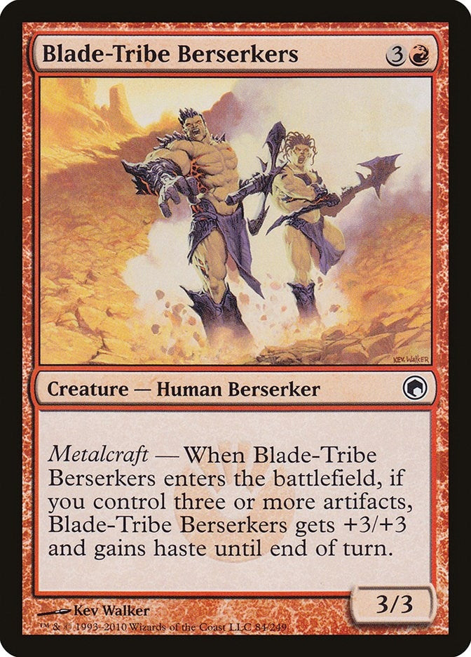 Image for Blade-Tribe Berserkers (84) (Scars of Mirrodin) - Magic: The Gathering