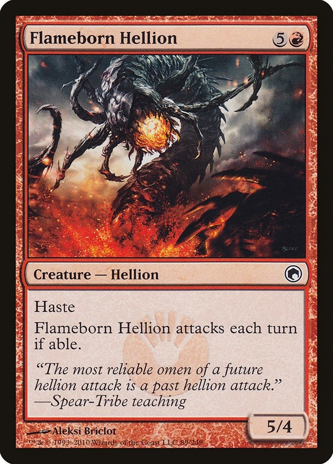 Image for Flameborn Hellion (89) (Scars of Mirrodin) - Magic: The Gathering