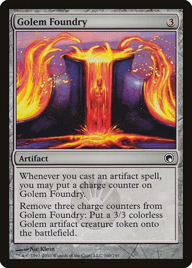 Image for Golem Foundry (160) (Scars of Mirrodin) - Magic: The Gathering