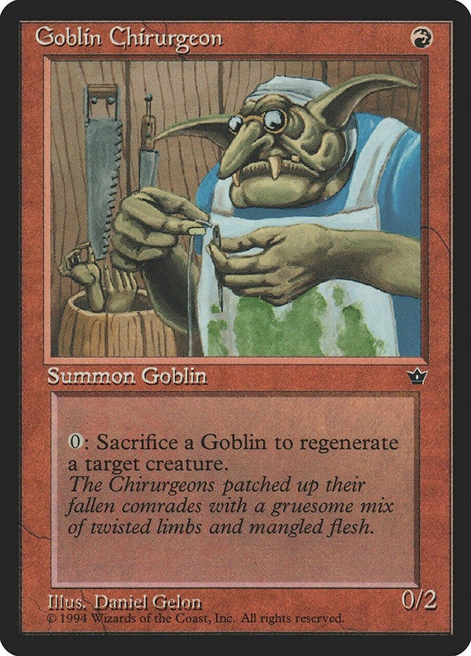 Image for Goblin Chirurgeon (Gelon) (Fallen Empires) - Magic: The Gathering