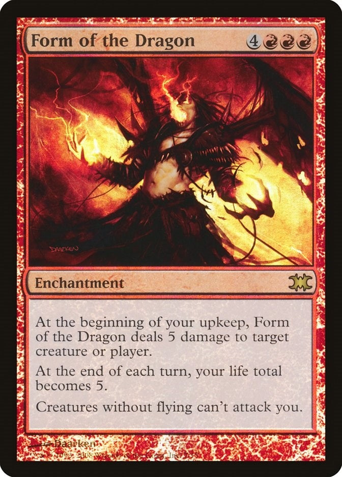 Image for Form of the Dragon (7) (From the Vault: Dragons) - Magic: The Gathering