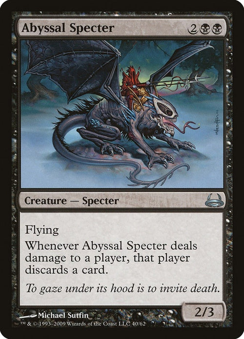Image for Abyssal Specter (40) (Divine vs. Demonic) - Magic: The Gathering