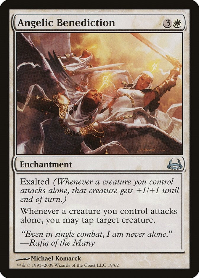Image for Angelic Benediction (19) (Divine vs. Demonic) - Magic: The Gathering