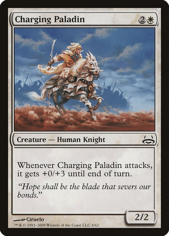 Image for Charging Paladin (4) (Divine vs. Demonic) - Magic: The Gathering
