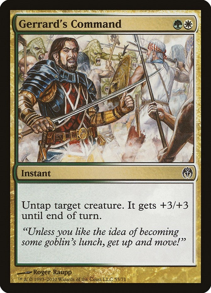 Image for Gerrard's Command (53) (Phyrexia vs. the Coalition) - Magic: The Gathering