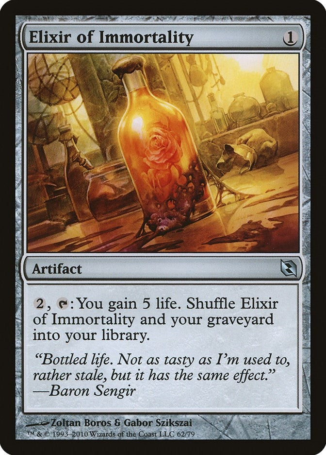Image for Elixir of Immortality (62) (Elspeth vs. Tezzeret) - Magic: The Gathering