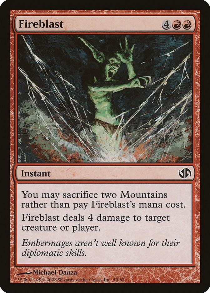 Image for Fireblast (55) (Jace vs. Chandra) - Magic: The Gathering