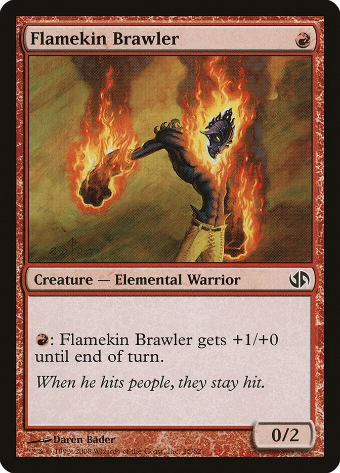Image for Flamekin Brawler (35) (Jace vs. Chandra) - Magic: The Gathering