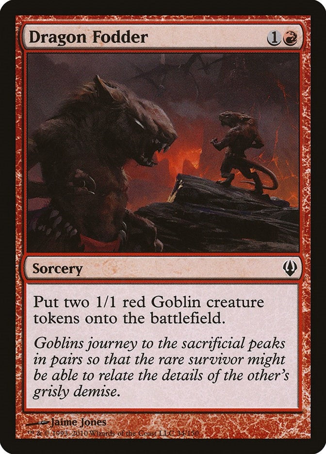 Image for Dragon Fodder (34) (Archenemy) - Magic: The Gathering