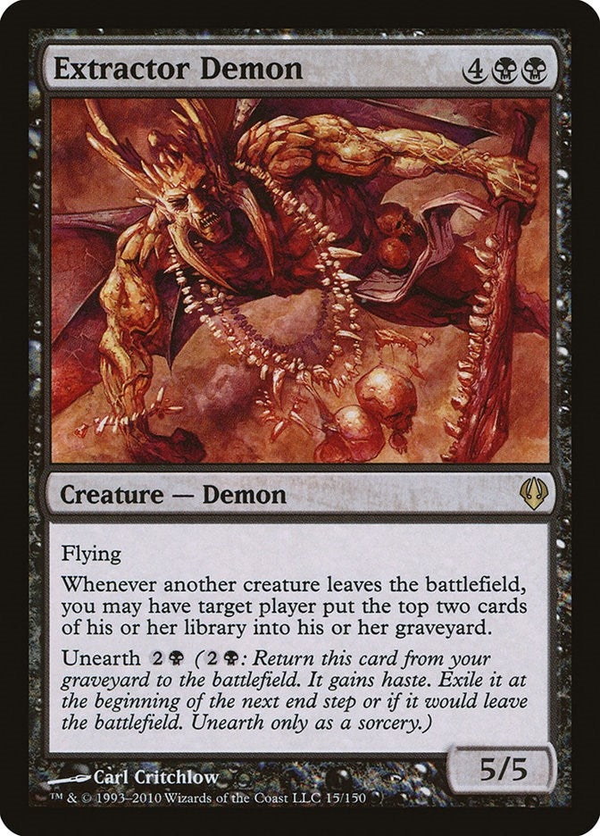 Image for Extractor Demon (15) (Archenemy) - Magic: The Gathering