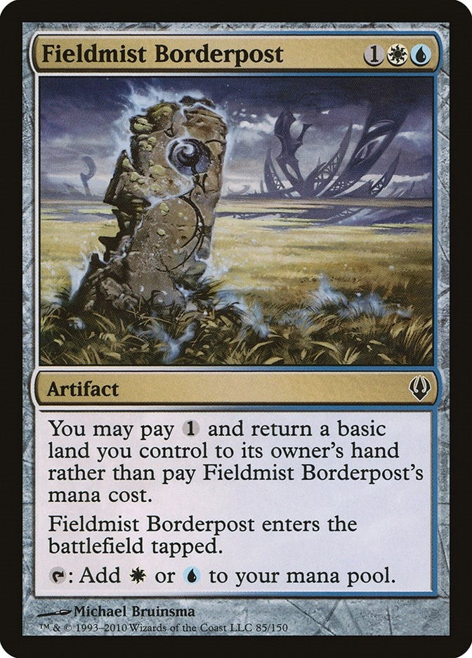 Image for Fieldmist Borderpost (85) (Archenemy) - Magic: The Gathering