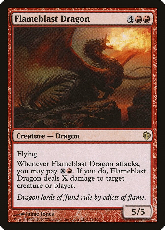 Image for Flameblast Dragon (38) (Archenemy) - Magic: The Gathering