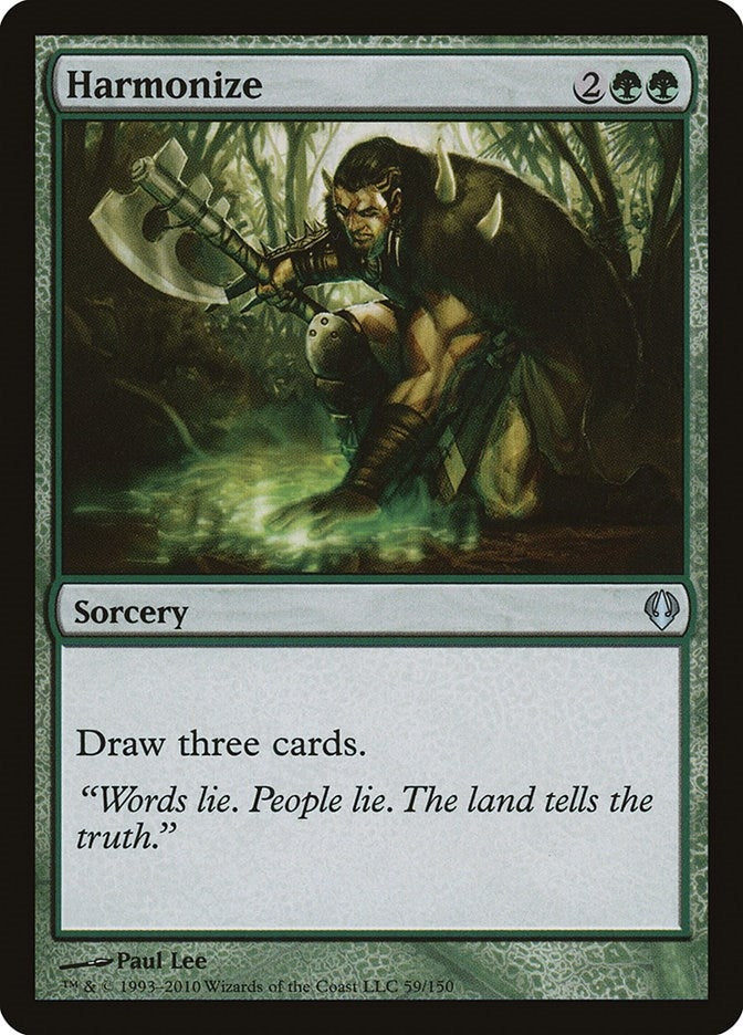 Image for Harmonize (59) (Archenemy) - Magic: The Gathering