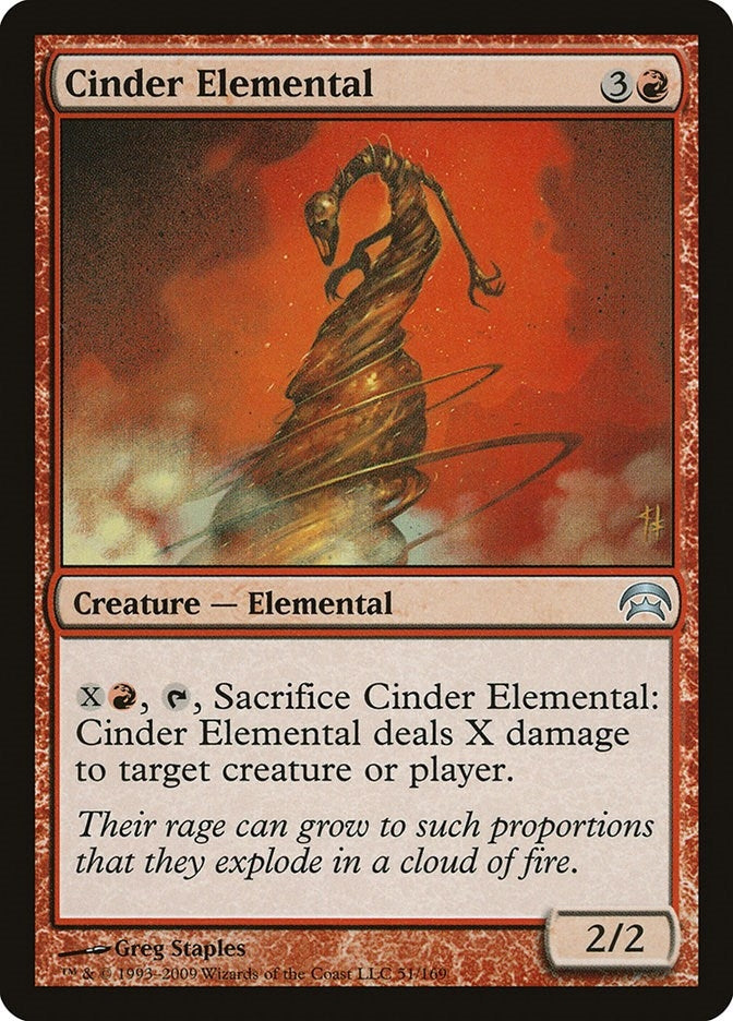 Image for Cinder Elemental (51) (Planechase) - Magic: The Gathering