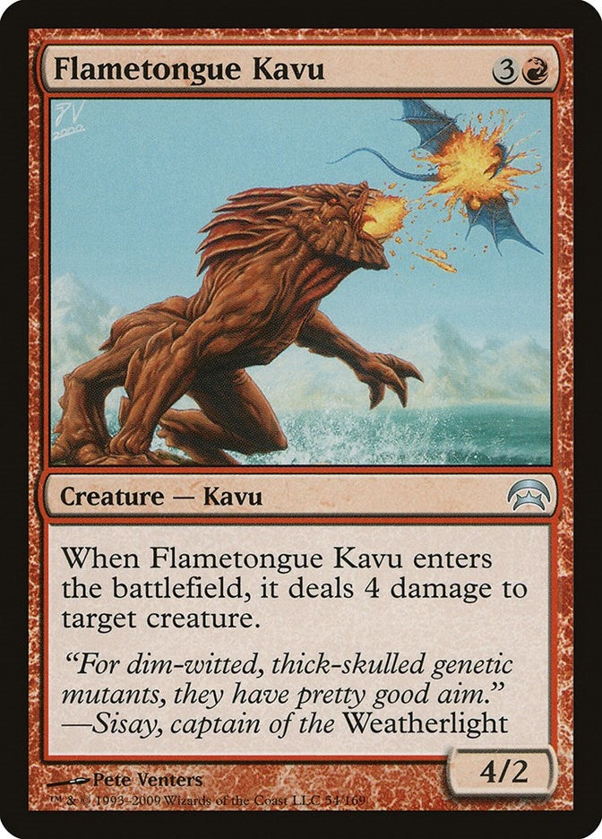 Image for Flametongue Kavu (54) (Planechase) - Magic: The Gathering