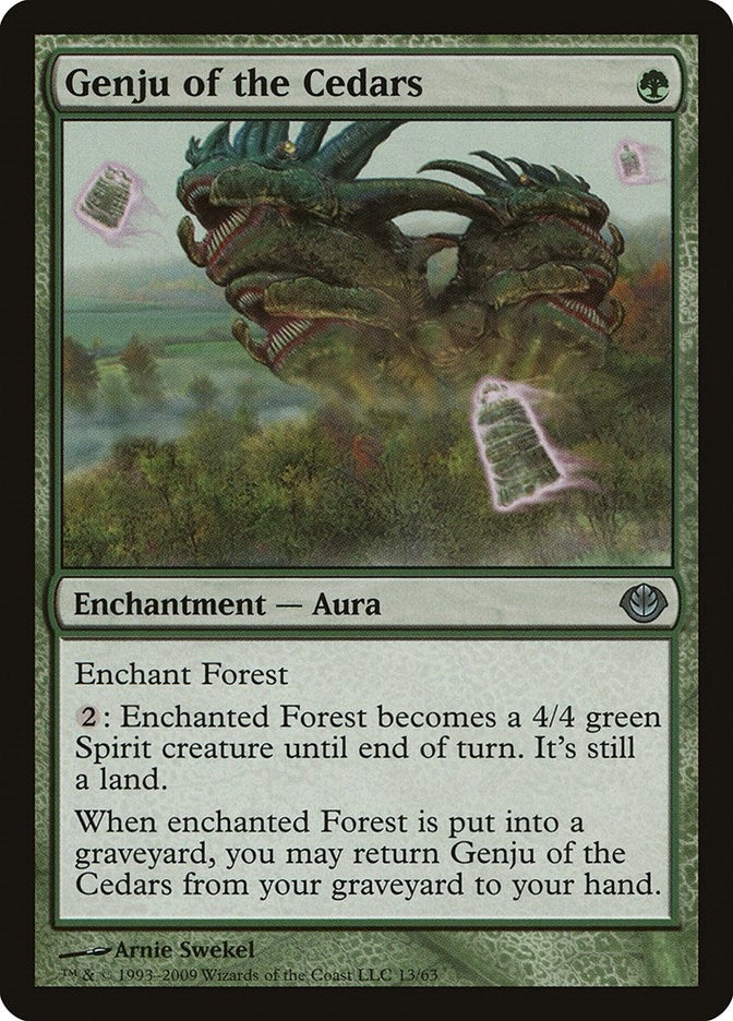 Image for Genju of the Cedars (13) (Garruk vs. Liliana) - Magic: The Gathering