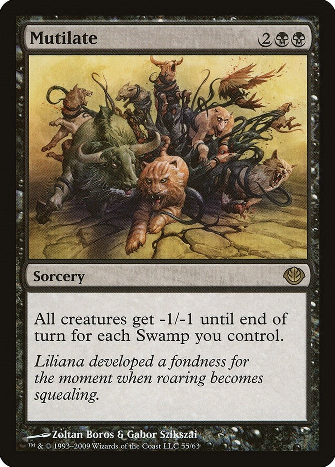 Image for Mutilate (55) (Garruk vs. Liliana) - Magic: The Gathering