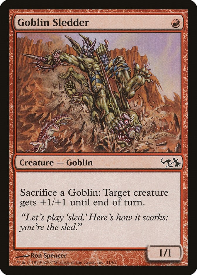 Image for Goblin Sledder (41) (Elves vs. Goblins) - Magic: The Gathering