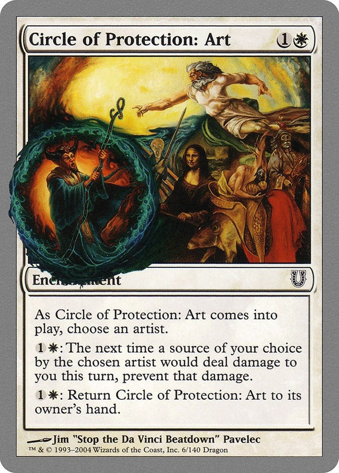 Image for Circle of Protection: Art (6) (Unhinged) - Magic: The Gathering