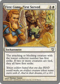 Image for First Come, First Served (12) (Unhinged) - Magic: The Gathering