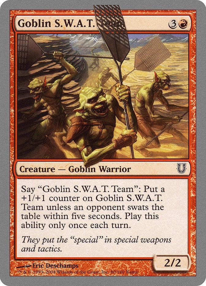 Image for Goblin S.W.A.T. Team (80) (Unhinged) - Magic: The Gathering