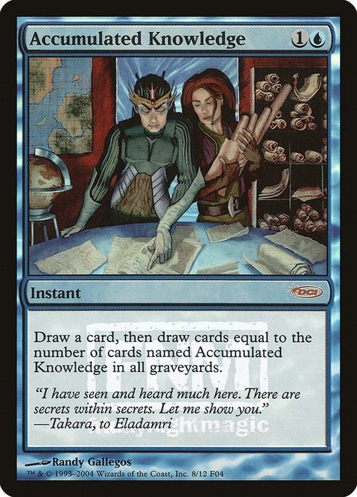 Image for Accumulated Knowledge (8) (FNM Promos) - Magic: The Gathering