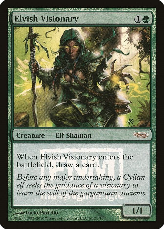 Image for Elvish Visionary (6) (FNM Promos) - Magic: The Gathering